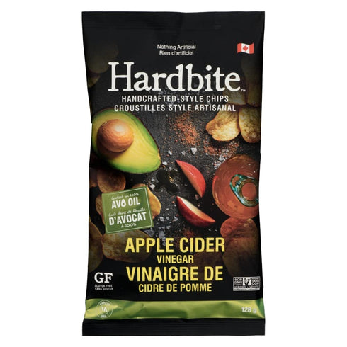Hardbite Apple Cider Vinegar Potato Chips, 128 GR
