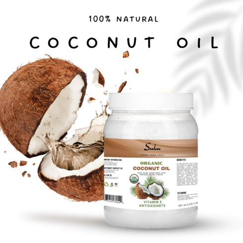-64 oz/ 1.8 Organic Unrefined Cold Pressed Extra Virgin Coconut Oil kg