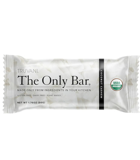 Truvani Plant Based Snack Bars | Coconut Cashew 1 Pack | 5g