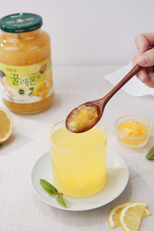 2.2 lb (35.3 oz) Damtuh Korean Honey Lemon Tea fl Lemon Marmalade Preserve for Hot or Iced Tea, Spread & Desserts