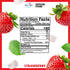 6 Pack 10.82 oz Mogu Mogu Strawberry Juice Drink with Nata de Coco (Coconut Jelly) Chewy Fruit Beverage for Kids