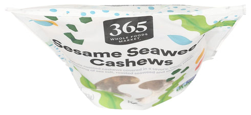 365 10 by Whole Foods Market, Cashews, Seaweed Seasoned, Ounce