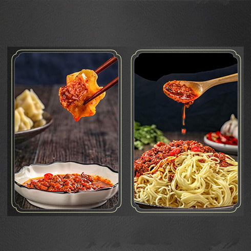 Hot Chili Oil of Sichuan Cuisine Taste, Sao Guang Preserved Bamboo Shoot Chili Sauce (9.8 Oz)