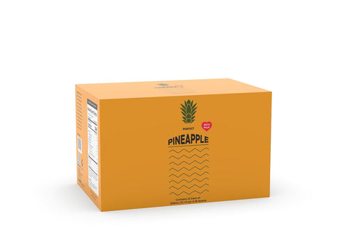 12 144 11.1 Oz Knashi Natural Essence Pineapple Juice W/Pulp - Can Rich In Vitamin C For Refreshment - Each W/ Calories