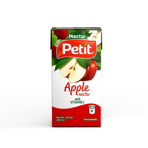 200 ml (Pack 24) Petit Apple Nectar, of Refreshing Fruit Beverage