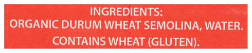14 oz Partanna Organic Premium Pipette Rigate Italian Artisanal Pasta - Bronze Cut - Durum Wheat Semolina-Slow Dried