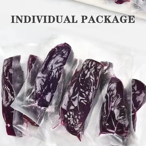 SXET 268g 8 (2 packs) Dried Purple Potatoes, Chewy Purple Sweet Potato Snacks, Soft and Waxy Purple Sweet Potatoes, No