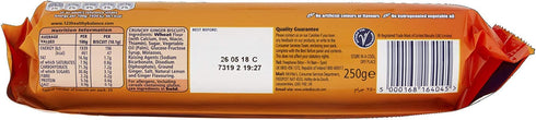 250G (Pack 3)|Packed McVitie's Ginger Nut of For Zuvo