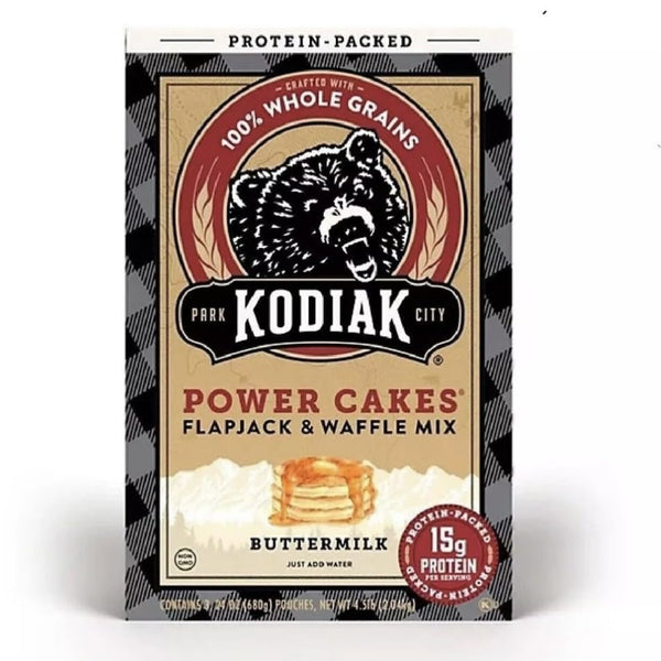 Generic Kodiaks - Power Cakes Buttermilk Mix, Pack of 3, 20 oz each
