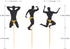 36 PCS Male Dancers Beefcake Cupcake Toppers - Bachelorette Decoration Supplies