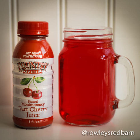 Country 100% (70+ 8 oz) 12 Pack Spoon Tart Cherry Juice Tart Cherries Per | Not from Concentrate, Single Ingredient
