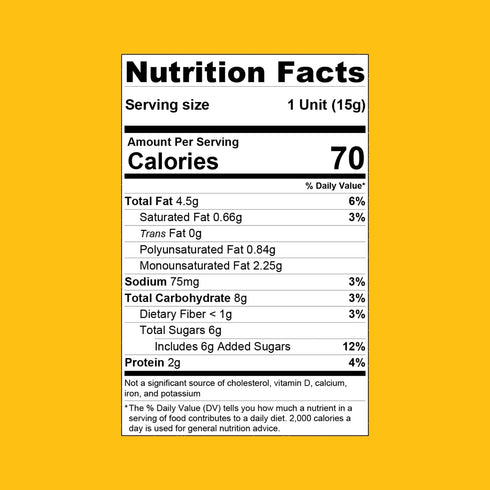 6 12 (72 pack) PASOKIN | Natural Peanut Butter Snack | Creamy PB Bites | Gourmet Mazapan, Kosher, Gluten Free, Vegan