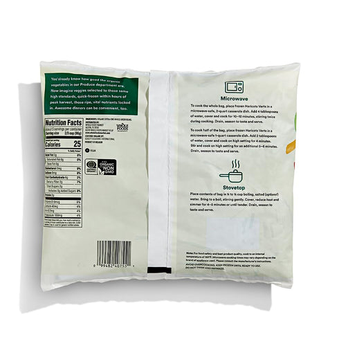 365 by Whole Foods Market 16 (Frozen) , Organic Haricots Verts, Ounce