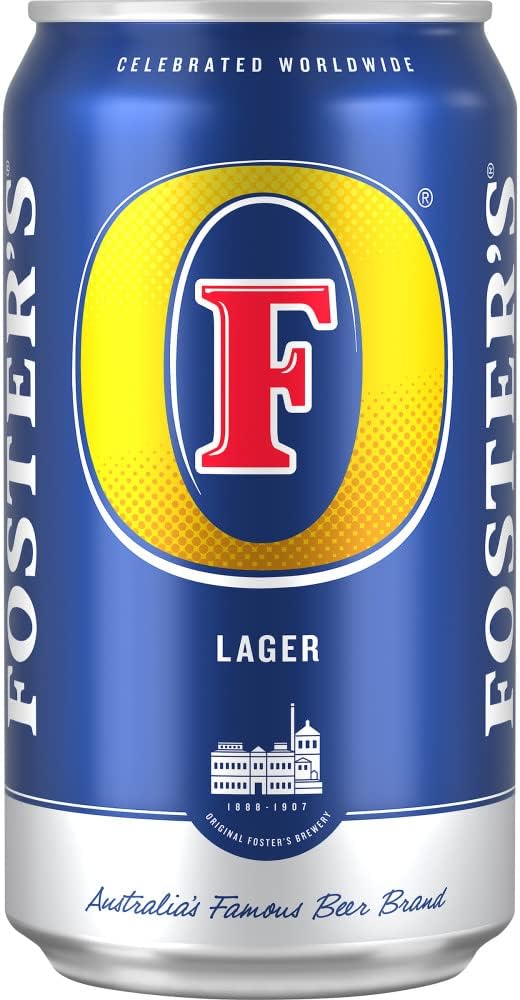 Foster's Beer, 25.4 Fl. Fl Oz. Can, 5% Abv
