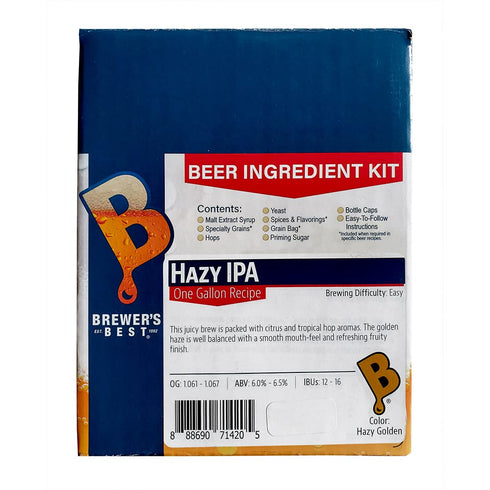 Brewer's Best Brewers Best Hazy IPA One Gallon Ingredient Kit