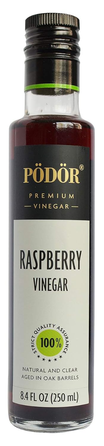 PDR Premium Raspberry Vinegar - 8.4 fl. oz. - 100% Natural, Aged