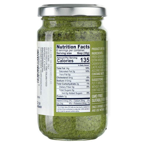 Compagnia Sanremo Pesto DOP Basil Pesto, 6.7 oz