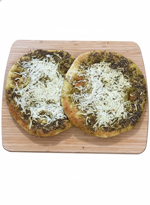 Generic 2pcs, 13.5oz, 383g (Pack 1 Phoenicia Fresh Zaatar & Cheese Bread Baked With Thyme, sesame, & Akawi Cheese