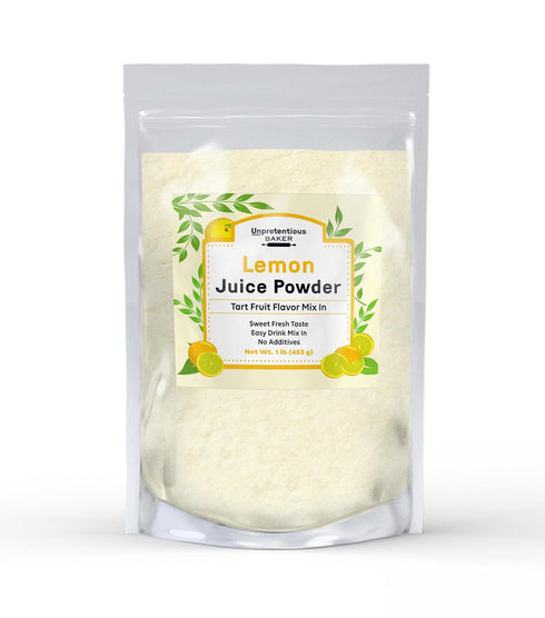 Unpretentious Lemon Juice Powder, Easy Drink Mix In, Fresh Tart Flavor (1