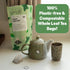 (50 100% Heavenly Tea Leaves Organic English Breakfast Pyramid Tea Bags), Bulk Compostable Black Tea Sachets - Plastic
