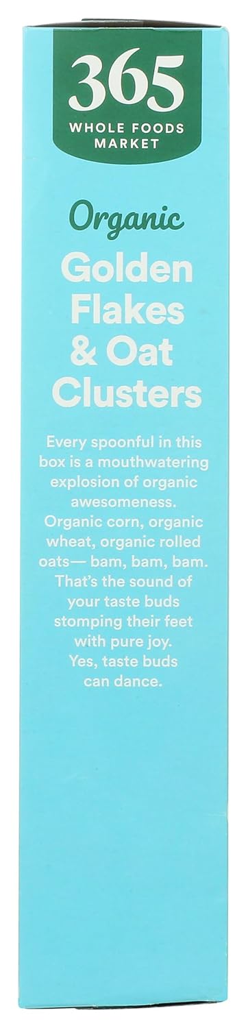 365 12 OZ by Whole Foods Market Organic Honey Flakes And Oat Clusters