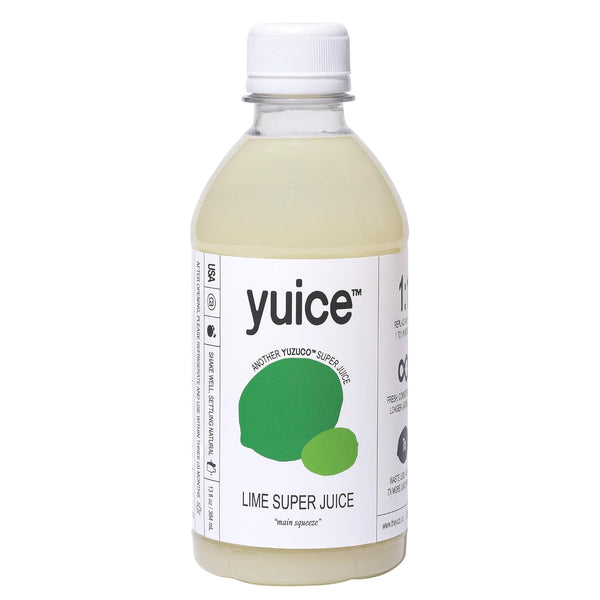 Lime Super Juice for Cocktails yuice by YUZUCO, Fresh-Tasting Bottled Lime Juice,