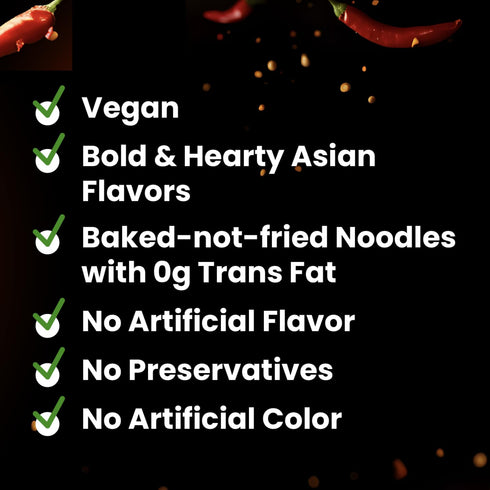 (2.99 Oz) Pack Lemonilo Ramen - Fire Chow Mein - Healthy Instant Ramen - Made with All-Natural Ingredients - Quick Meal