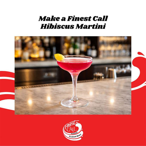 1 (33.8 Oz) Finest Call Premium Hibiscus Syrup, Drink Mix, Liter Bottle Fl
