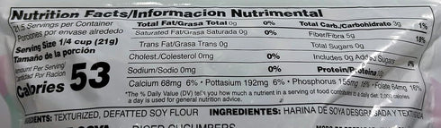 16 OZ 0074734874911 MILPAS REGULAR SOY MEAT SUBSTITUTE