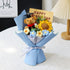 Generic Set,Graduation 2026 Graduation Bear Crochet Flower Bouquet Gifts,Class of Grad Sunflower Bouquets with Greeting