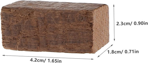COLLBATH 50g Aging Red Wine Oak Chips Enhancing Aroma Wooden Cubes for Home Brewing Random Shapes for Flavor