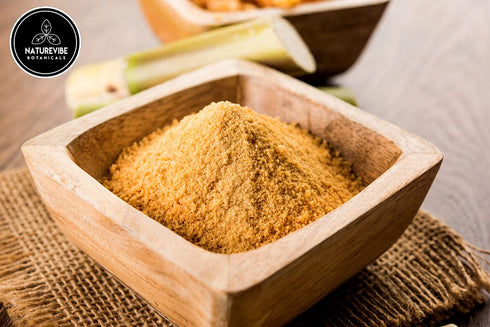 5lb 80 Naturevibe Botanicals Jaggery Powder | Pure & Natural Unrefined Sweetener | Gluten Free Sugar Substitute | No