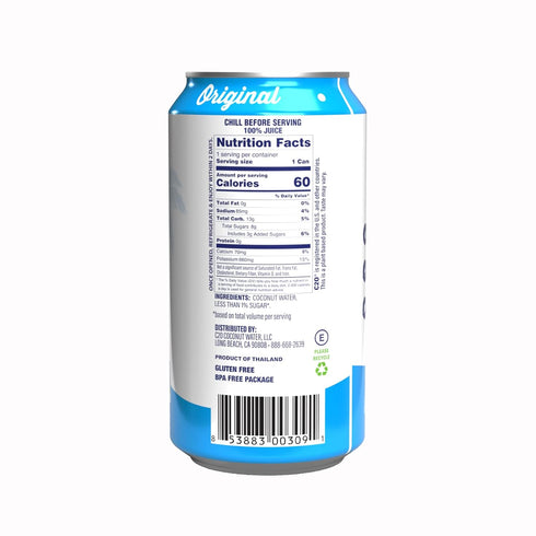 C2O 10.5 OZ (8 Pack) Original Coconut Water, FL