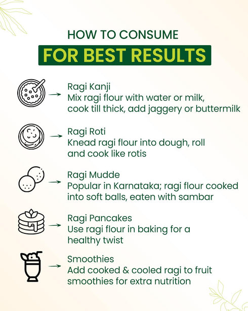 1 100% Farm Veda Ragi Atta- Kg | Natural Finger Millet Flour/Nachni Atta | Gluten-Free | Rich in Calcium & Iron