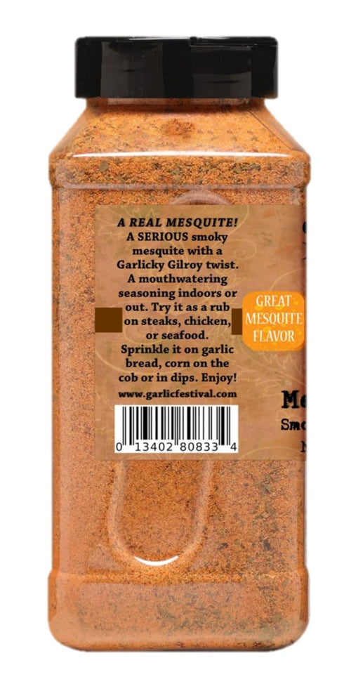 1b. 9oz. Garlic Festival Foods Mesquite Grill Garlic Seasoning Grande