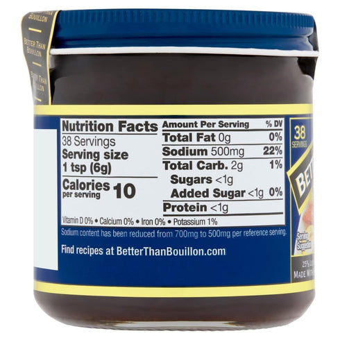 Pack, 1 1 1 8 OZ (3 Better Than Bouillon Reduced Sodium Base Variety Jar Reduced Sodium Roasted Chicken Base, Jar