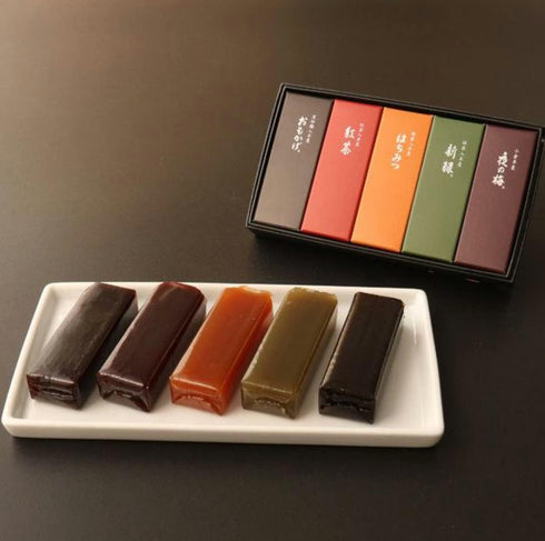 TSTADVANCE 5 Toraya Yokan Japanese Sweets Azuki Bean Jelly Piece For Gifts And Presents