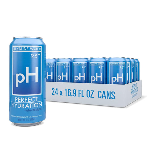 Perfect Hydration 9.5+ ph Alkaline Water, Electrolyte Minerals for Taste, Made in