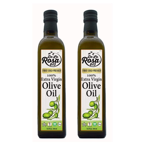 De La Rosa Extra Virgin olive Oil, First Cold Pressed, Vegan, Kosher,
