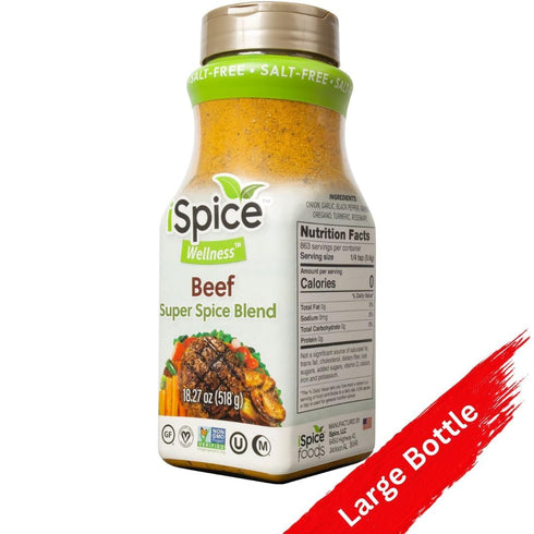 18.27 oz iSpice Blend| Beef Seasoning | | Mixed Spice & Seasoning | Bulk Size | Halal | Kosher