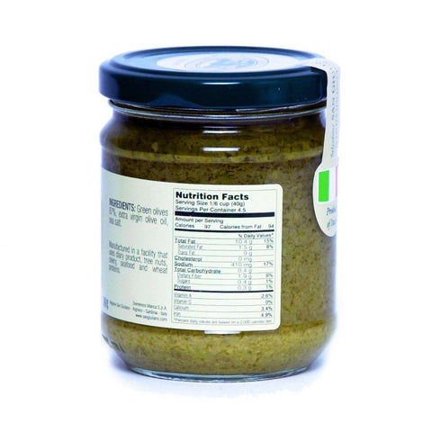 San Giuliano 6.35 oz (180 Green Olive Spread with EVOO, g)