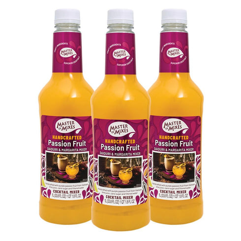 Master of Mixes Passion Fruit Drink Mix, Ready To Use, 1 Liter
