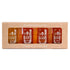 Bee Harmony Classic Honey Flight, Mini Honey Gift Set, 4 Jars, 3