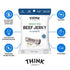 Pack, 1.0 oz 8 Pack, 2 Think Jerky Beef and Turkey Jerky Variety Classic, Sweet Chipotle, Sriracha Honey, Sesame