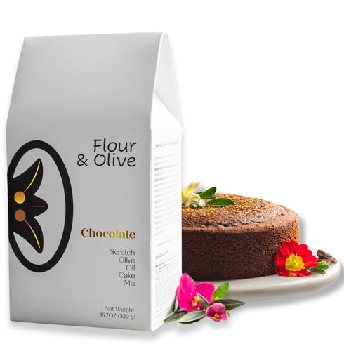 Flour & Olive Gourmet Chocolate Olive Oil Cake Baking Mix | Rich