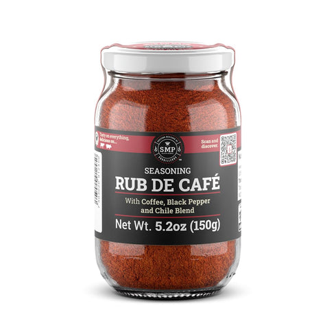 SMP Rub de Caf - Coffee-Infused BBQ Dry Rub,100% Natural & Preservative-Free,