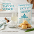 16 oz 1 LB (Pack 1) Thairaya Tapioca starch (Basic), Thailand All-Natural Gluten-Free Flour for Baking, Cooking, Frying
