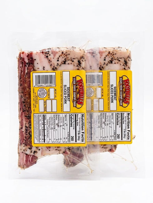 Generic Southern Sugar Cured Country Ham Slices North Carolina Foothills Ham, Traditional Dry