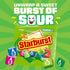 15.6 Oz STARBURST Sour Chewy Candy Individually Wrapped Fruit Chew, Sharing Size, Resealable Bag