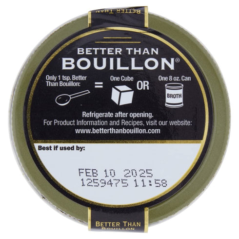9.5 38 8 OZ (Pack 1) Better Than Bouillon Vegetarian No Chicken Base, Made with Seasoned Vegetables, Certified Vegan